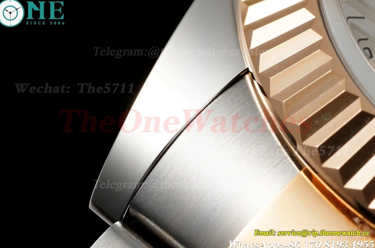 SS Oys Textured EWEF Datejust RG 41mm 126331 Silver A3235 Dia 1209